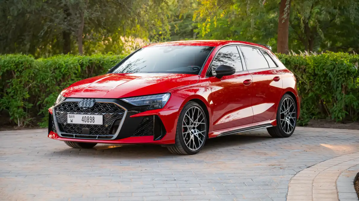 Rent Audi RS3 Sportback in Dubai | Happy Day Car Rental