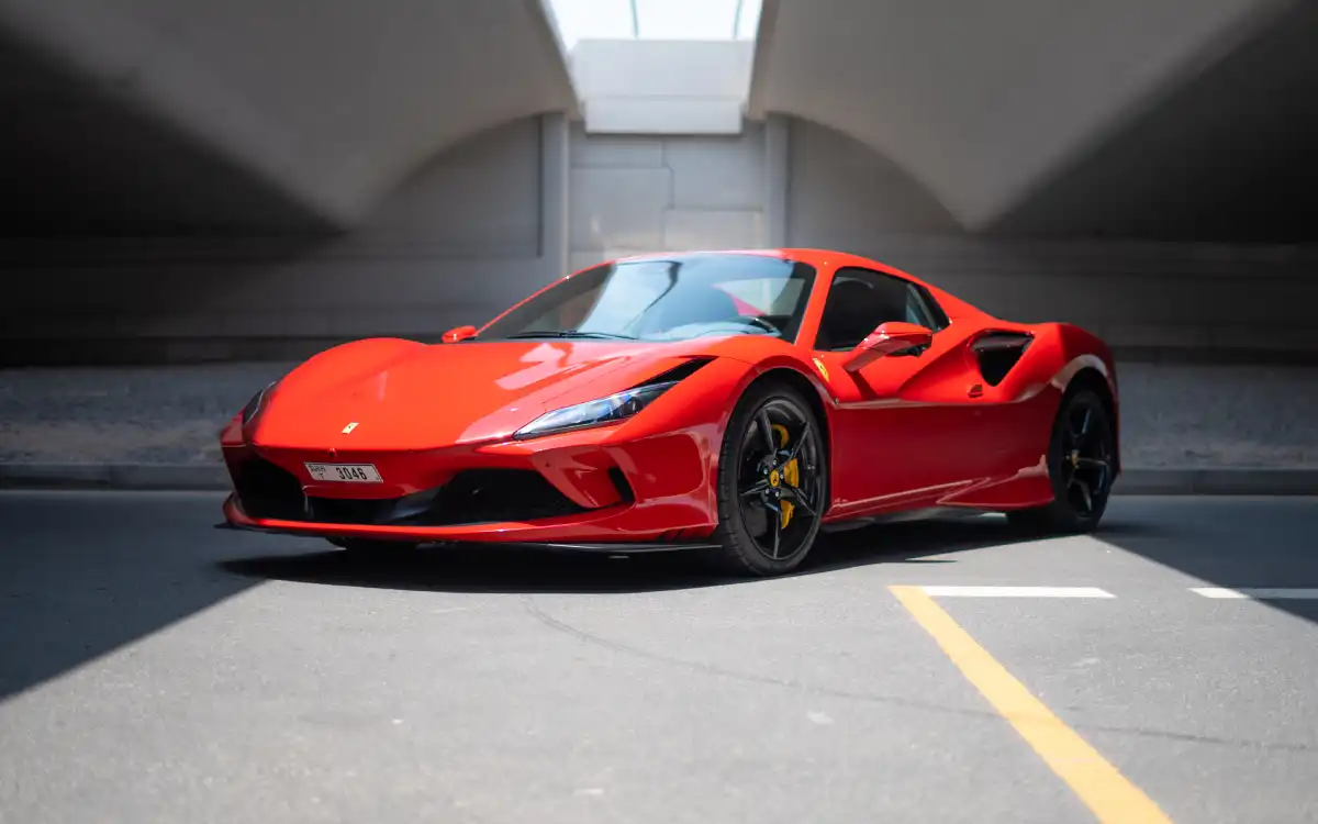 Rent Ferrari F8 Tributo Spider in Dubai | Happy Day Car Rental